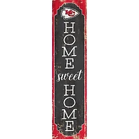 Kansas City Chiefs 24" Home Sweet Home Leaner Sign