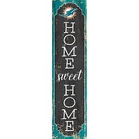 Miami Dolphins 24" Home Sweet Home Leaner Sign