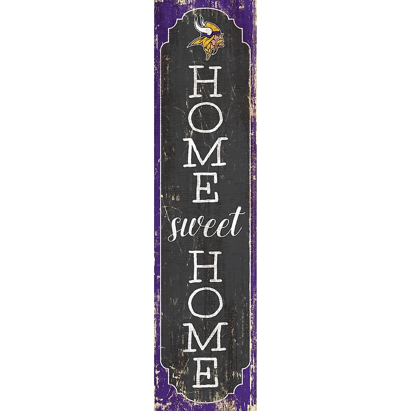 Minnesota Vikings 24" Home Sweet Home Leaner Sign