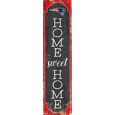 New England Patriots 24" Home Sweet Home Leaner Sign