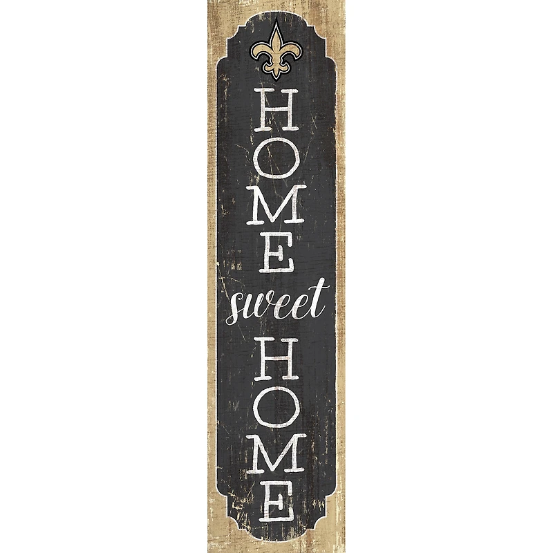 New Orleans Saints 24" Home Sweet Home Leaner Sign