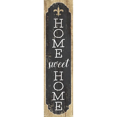 New Orleans Saints 24" Home Sweet Home Leaner Sign