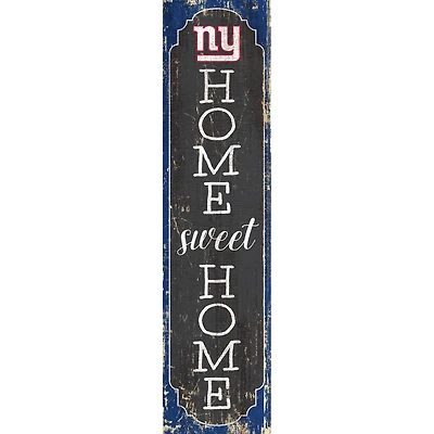 New York Giants 24" Home Sweet Home Leaner Sign