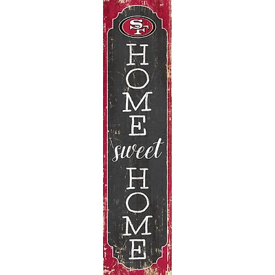 San Francisco 49ers 24" Home Sweet Home Leaner Sign