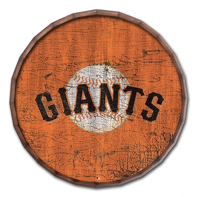 San Francisco Giants 24" Cracked Color Barrel Top Sign
