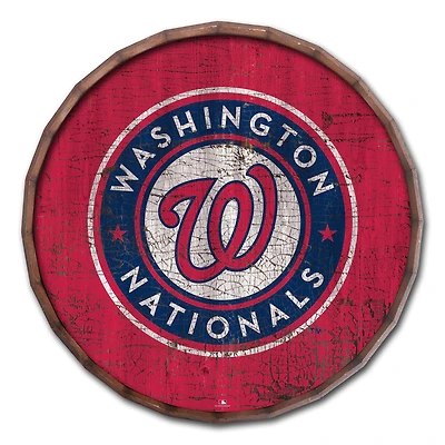 Washington Nationals 24" Cracked Color Barrel Top Sign