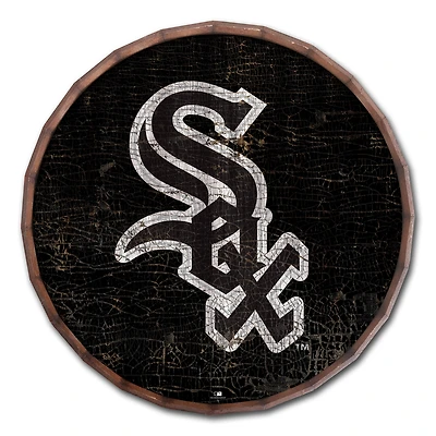 Chicago White Sox 24" Cracked Color Barrel Top Sign