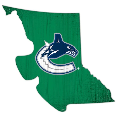 Vancouver Canucks 12" Logo State Sign