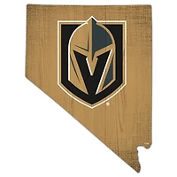 Vegas Golden Knights 12" Logo State Sign