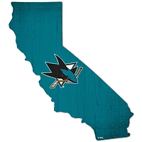 San Jose Sharks 12" Logo State Sign