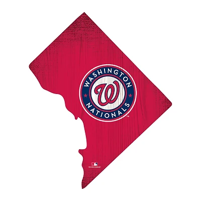 Washington Nationals 12" Logo State Sign