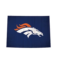 Denver Broncos 12" Logo State Sign
