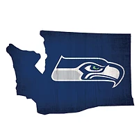 Seattle Seahawks 12" Logo State Sign