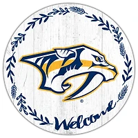 Nashville Predators 12" Welcome Circle Sign