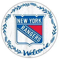 New York Rangers 12" Welcome Circle Sign