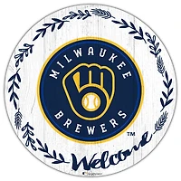 Milwaukee Brewers 12" Welcome Circle Sign