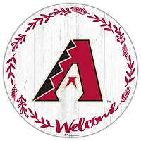 Arizona Diamondbacks 12" Welcome Circle Sign