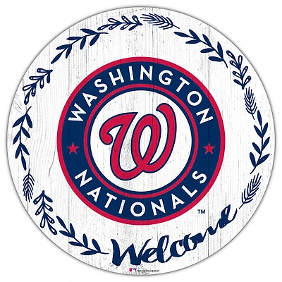 Washington Nationals 12" Welcome Circle Sign