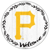 Pittsburgh Pirates 12" Welcome Circle Sign