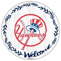 New York Yankees 12" Welcome Circle Sign