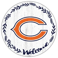 Chicago Bears 12" Welcome Circle Sign
