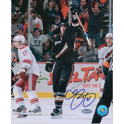 Chris Pronger Anaheim Ducks Autographed 8" x 10" Goal Celebration Photograph