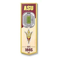Arizona State Sun Devils 6'' x 19'' 3D StadiumView Banner