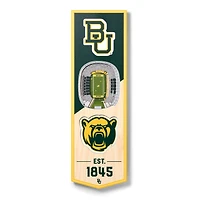 Baylor Bears 6'' x 19'' 3D StadiumView Banner