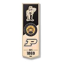 Purdue Boilermakers 6'' x 19'' 3D StadiumView Team Banner