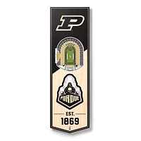 Purdue Boilermakers 6'' x 19'' 3D StadiumView Banner