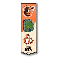Baltimore Orioles 6'' x 19'' 3D StadiumView Banner