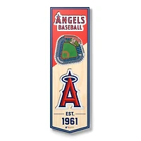 Los Angeles Angels 6'' x 19'' 3D StadiumView Banner