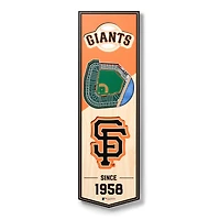 San Francisco Giants 6'' x 19'' 3D StadiumView Banner