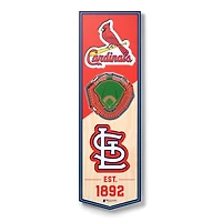 St. Louis Cardinals 6'' x 19'' 3D StadiumView Banner