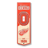 Detroit Red Wings 6'' x 19'' 3D StadiumView Banner