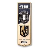 Vegas Golden Knights 6'' x 19'' 3D StadiumView Banner