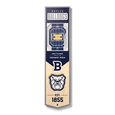 Butler Bulldogs 8'' x 32'' 3D StadiumView Banner