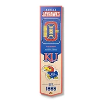 Kansas Jayhawks 8'' x 32'' 3D StadiumView Banner