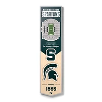 Michigan State Spartans 8'' x 32'' 3D StadiumView Banner