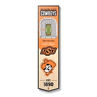 Oklahoma State Cowboys 8'' x 32'' 3D StadiumView Banner