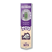 TCU Horned Frogs 8'' x 32'' 3D StadiumView Banner
