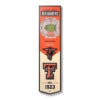 Texas Tech Red Raiders 8'' x 32'' 3D StadiumView Banner