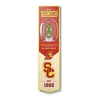 USC Trojans 8'' x 32'' 3D StadiumView Banner