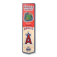 Los Angeles Angels 8'' x 32'' 3D StadiumView Banner