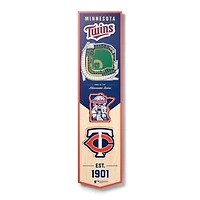 Minnesota Twins 8'' x 32'' 3D StadiumView Banner