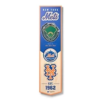 New York Mets 8'' x 32'' 3D StadiumView Banner