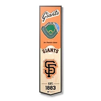 San Francisco Giants 8'' x 32'' 3D StadiumView Banner