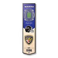 Baltimore Ravens 8'' x 32'' 3D StadiumView Banner