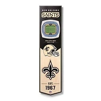 New Orleans Saints 8'' x 32'' 3D StadiumView Banner