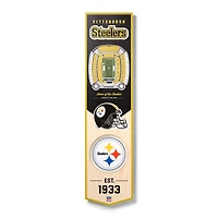Pittsburgh Steelers 8'' x 32'' 3D StadiumView Banner